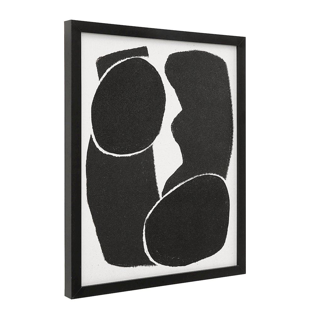 Carife 5 Piece Wide Wall Art, Black. Picture 6
