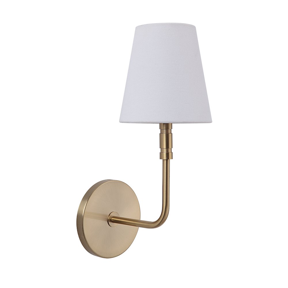 Milia 14.5" Burnished Brass 1-Light Wall Sconce. Picture 3