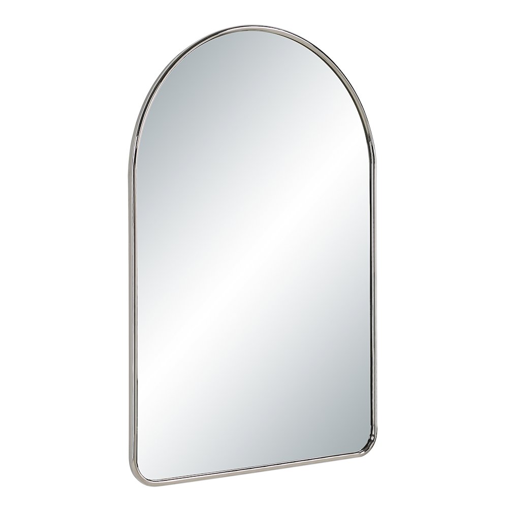 Cassis 36" H x 24" W Wall Mirror, Silver. Picture 3