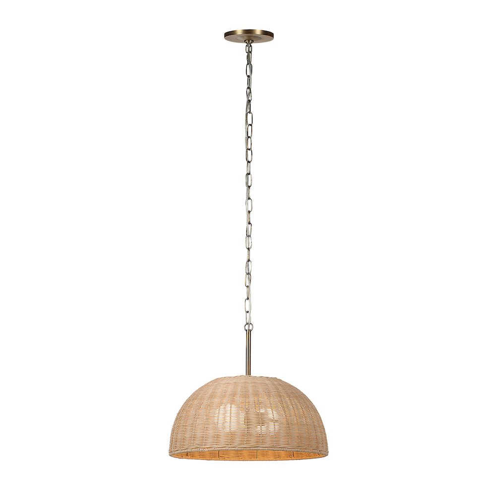 Ciara 77" Height Ceiling Fixture, Dark Antique Brushed Brass. Picture 5