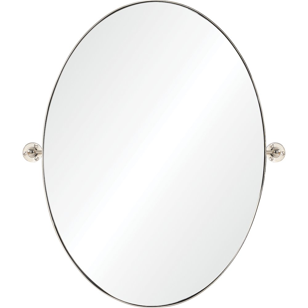 Azalea 24 in. x 30 in. Oval Framed Mirror. Picture 1