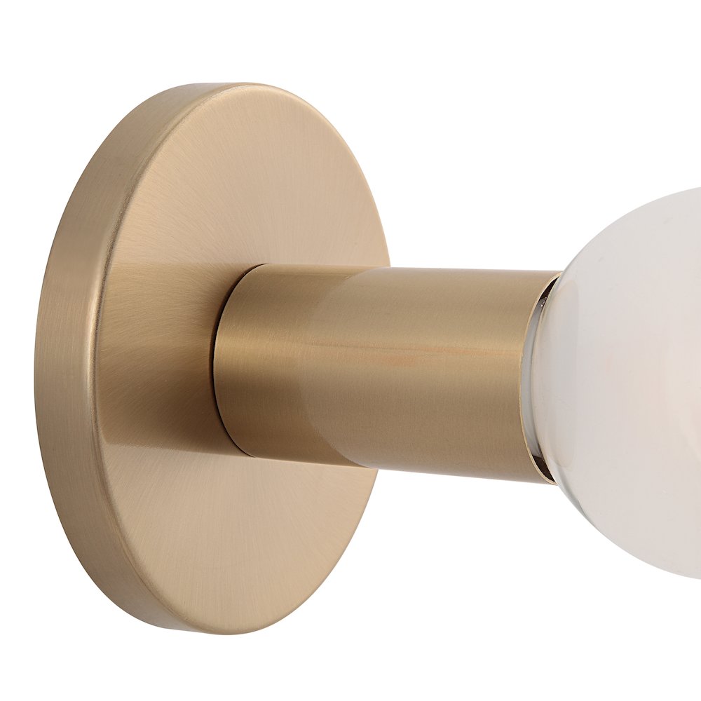 Dania 5" Burnished Brass 1-Light Wall Sconce. Picture 4
