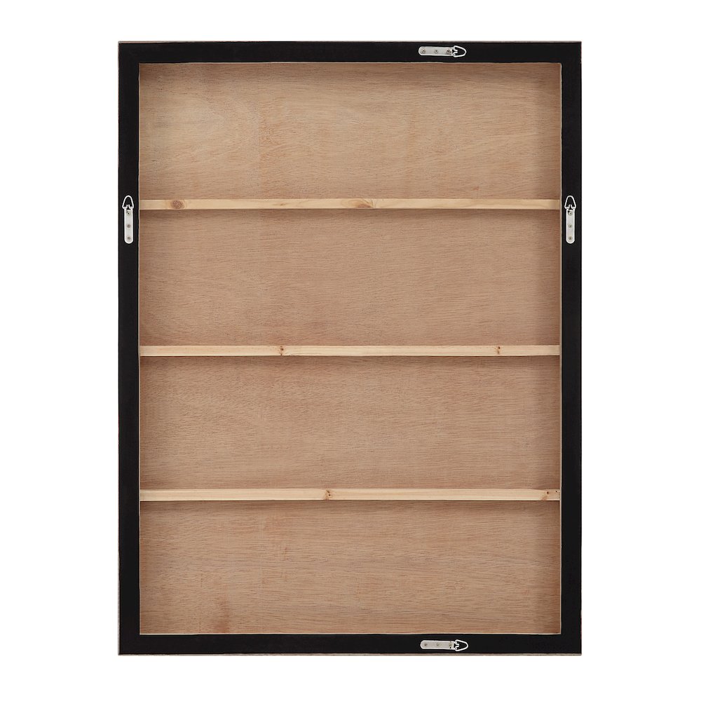 Canberra 48.2" Wide Canvas Art With Wood Frame, Oak. Picture 4