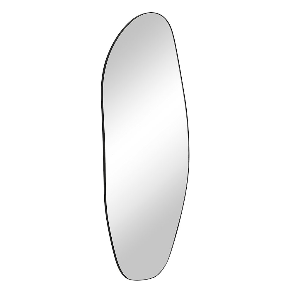 Enina 65" H x 25.5" W Wall Mirror, Black. Picture 2