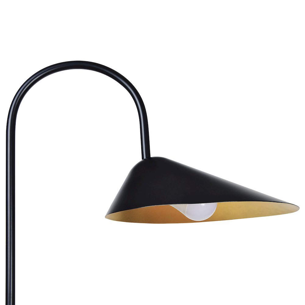 Forte 1 Light Matte Black
 Floor Lamp. Picture 4