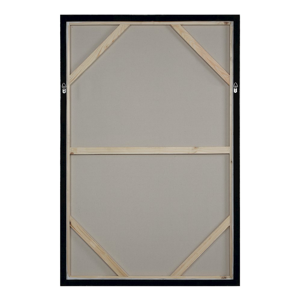 Illia 60" H x 40" W Canvas Art, Beige. Picture 3