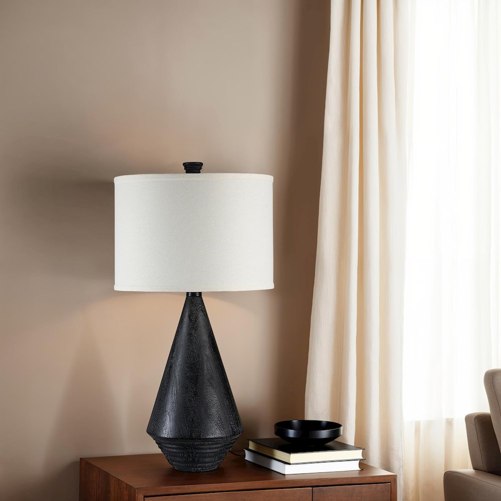 Tortora 31" Height Table Lamp, Black. Picture 2