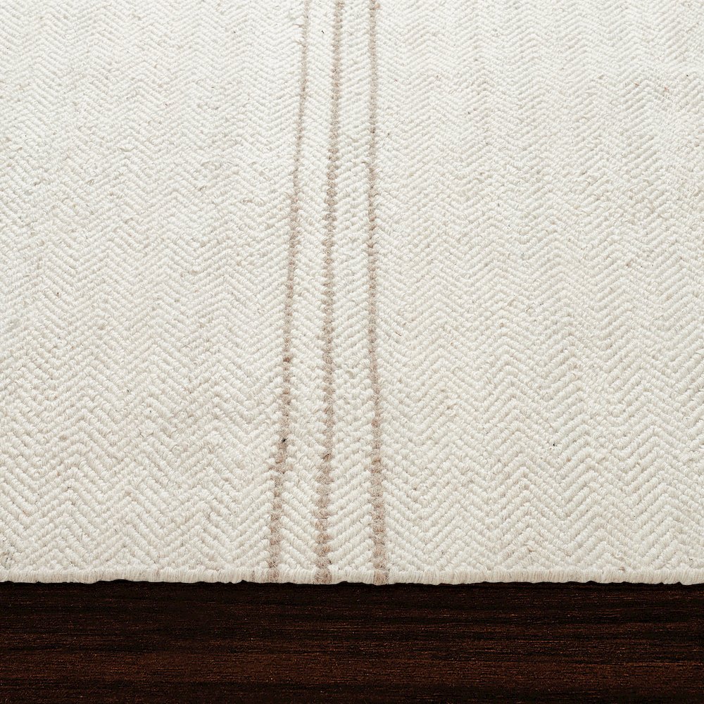 Alice 7'10 X 10’2 Handwoven Indoor Rug, Ivory. Picture 5