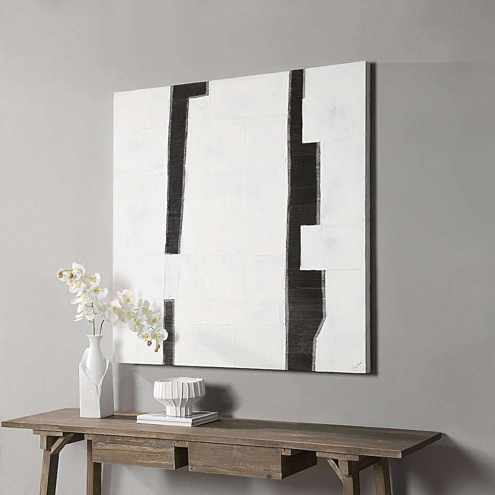Paris 48" Wide Wall Art, Black. Picture 2