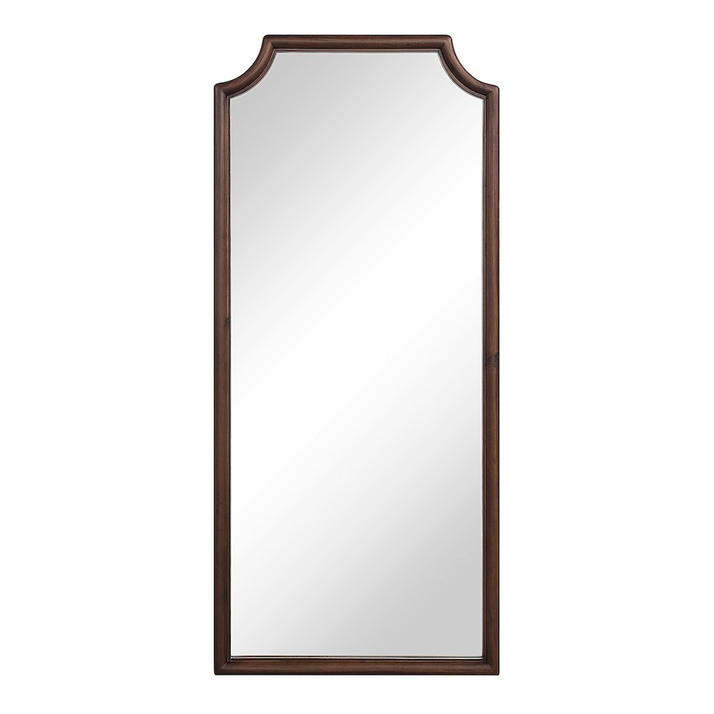 Otara 68" H x 30" W Wall Mirror, Brown. Picture 1