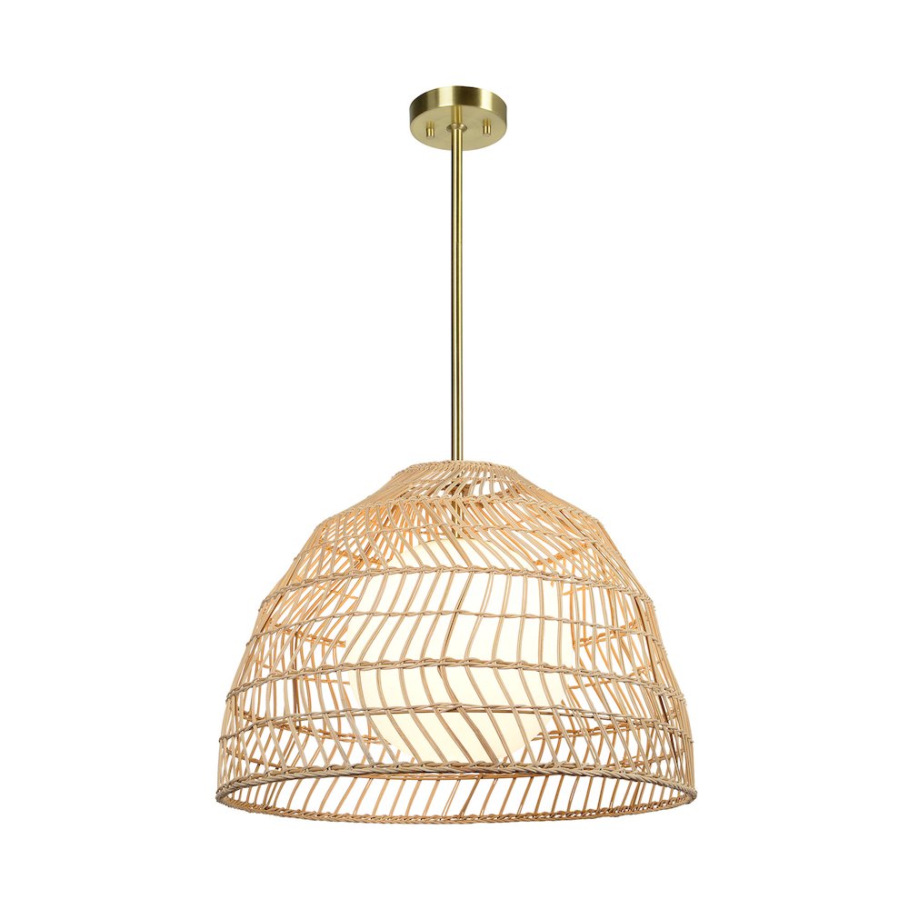 Palm 1 Light Ceiling Fixture. Picture 4