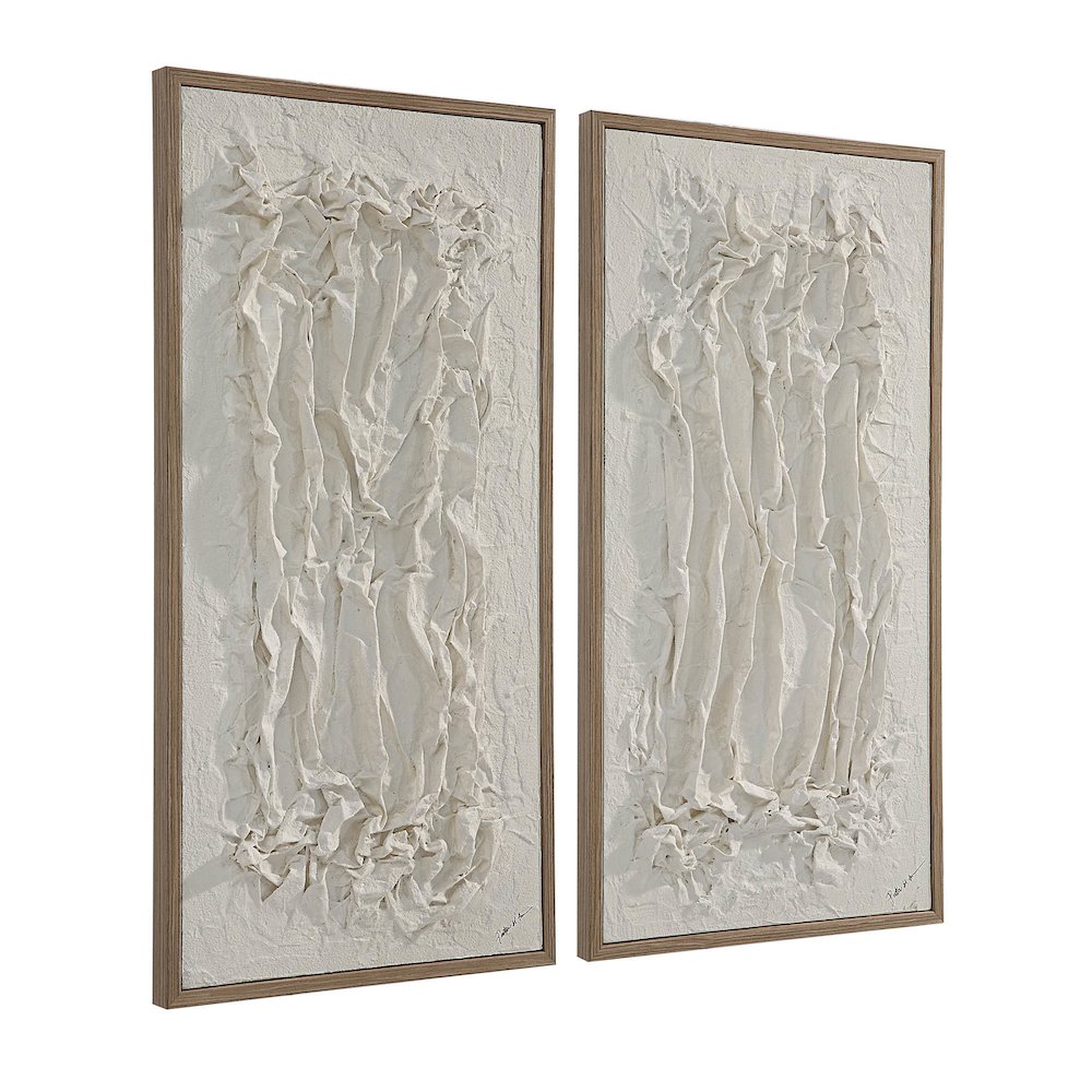 Volterra 20" Wide Wall Art, White. Picture 3
