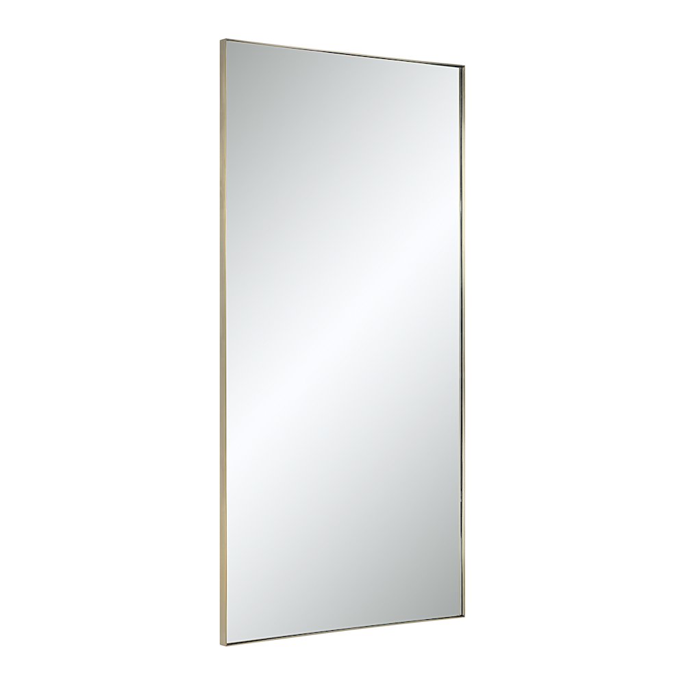 Orrin 60" H x 30" W Wall Mirror, Yellow. Picture 3