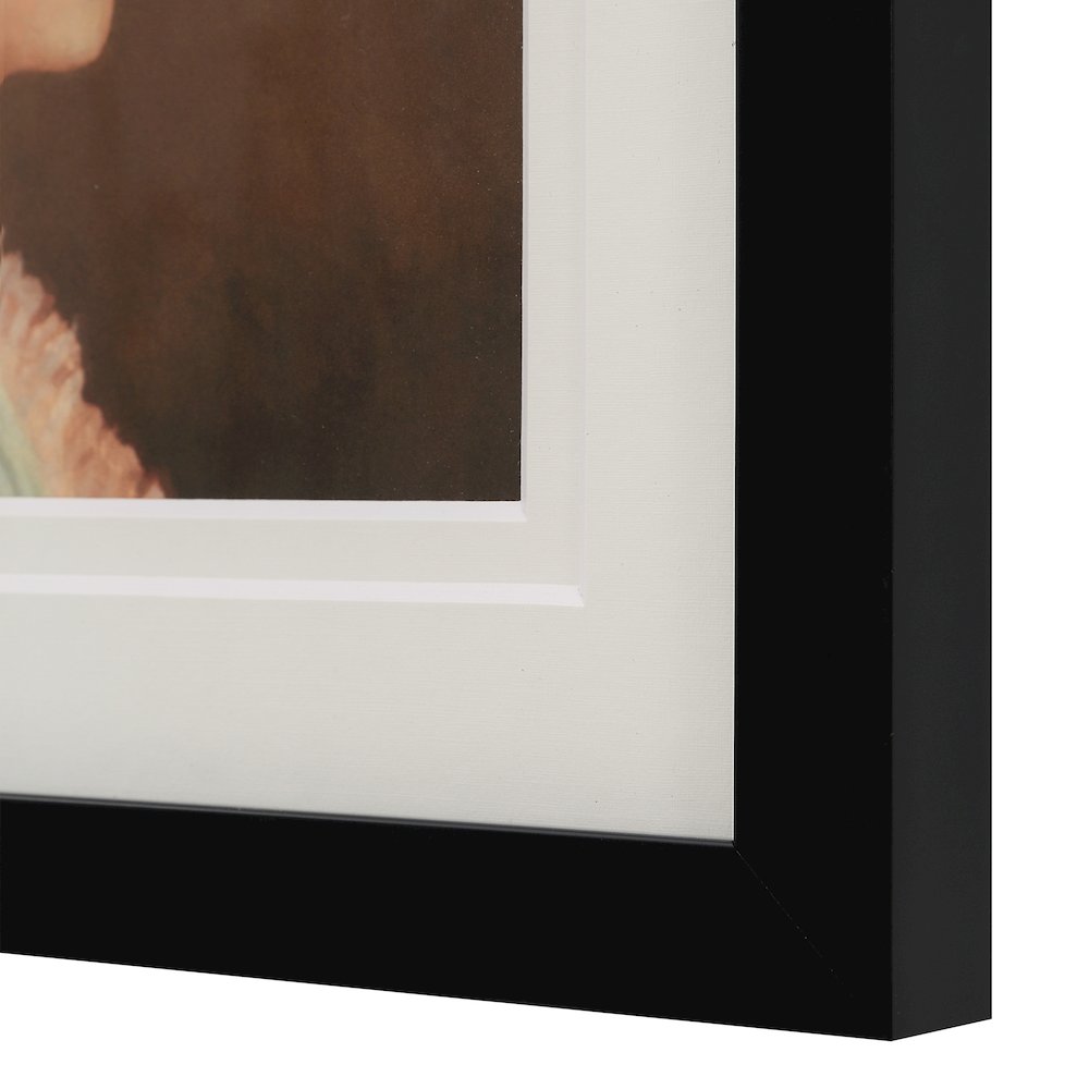 Madeleine 12" Wide Wall Decor, Matte Black. Picture 5