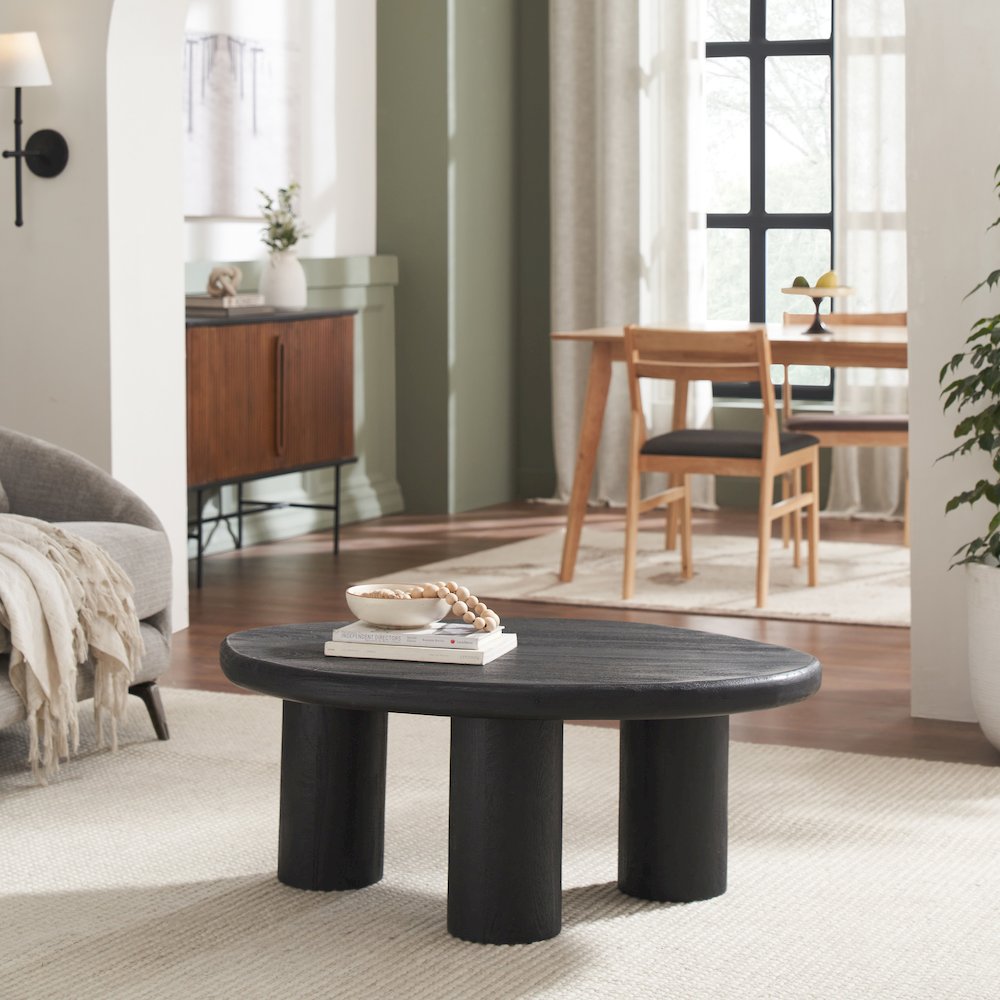 Rowe 16" Height Table, Black. Picture 2
