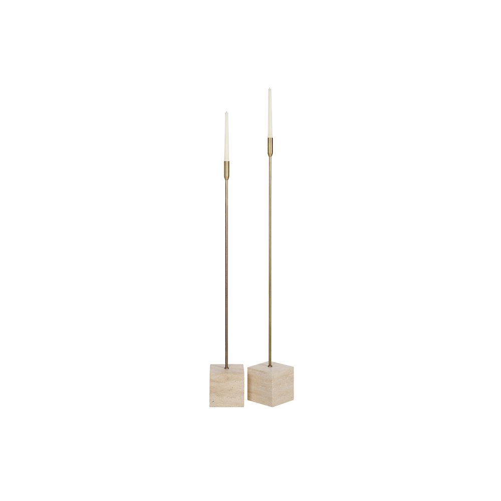 Chambers Floor Candle Holder,  (2 Piece Set). Picture 1