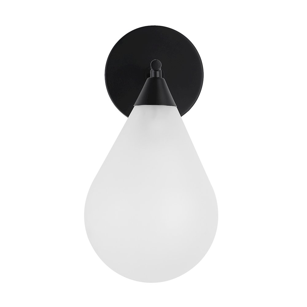 Lola Wall Sconce In Black Color. Picture 1