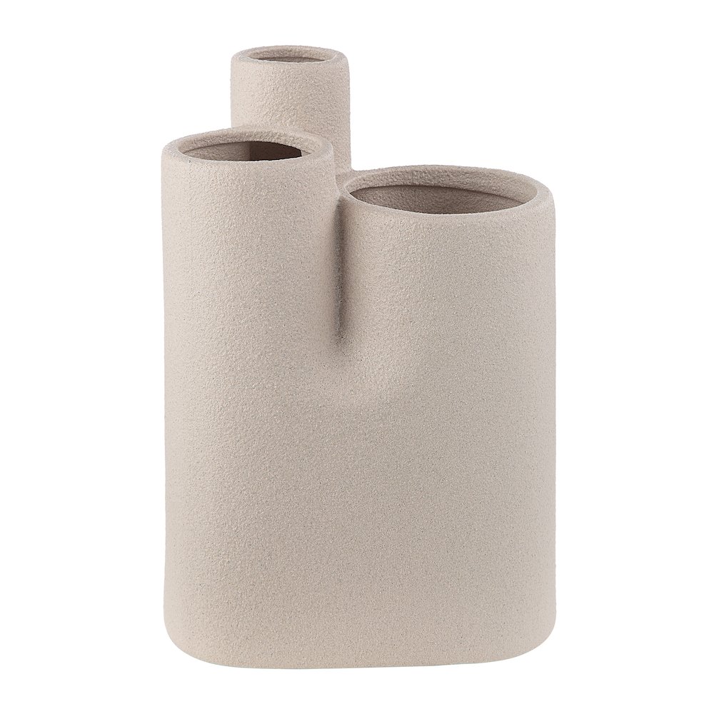 Fontaine Vase In Cream Color. Picture 1