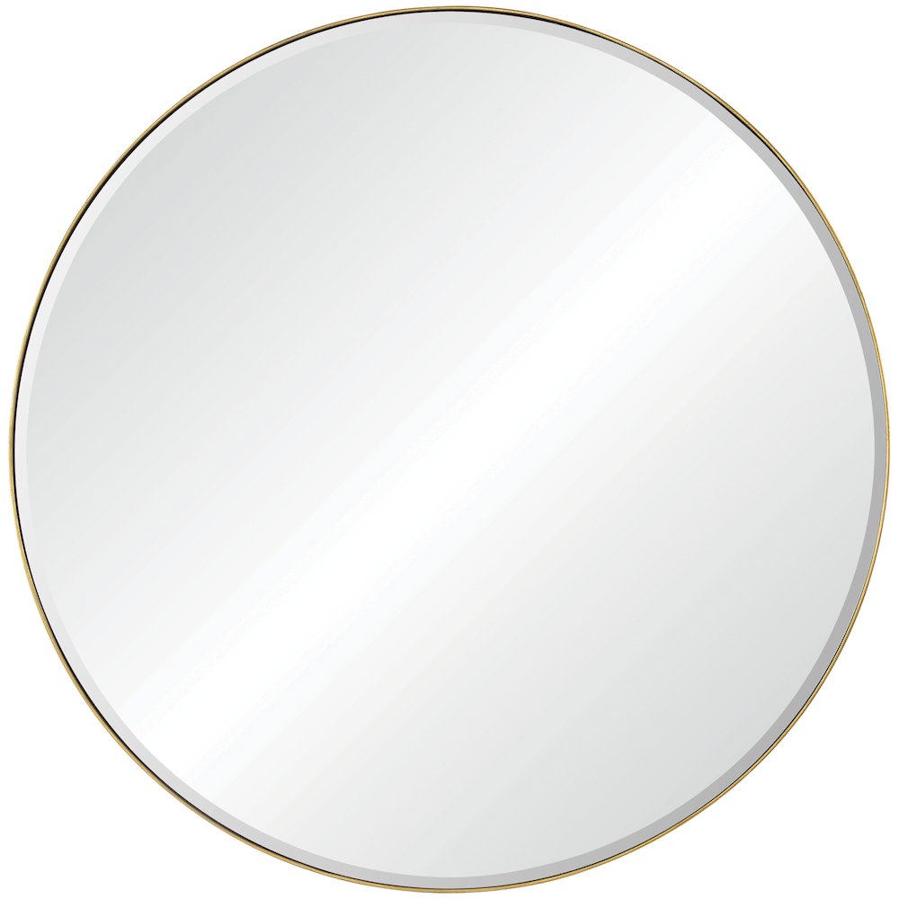 Thallo 48 in. x 48 in. Round Framed Mirror. Picture 1