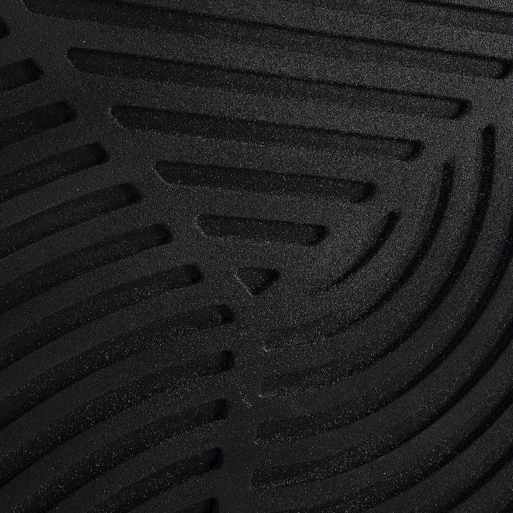 Sofia 3 Piece Wide Wall Art, Matte black. Picture 8
