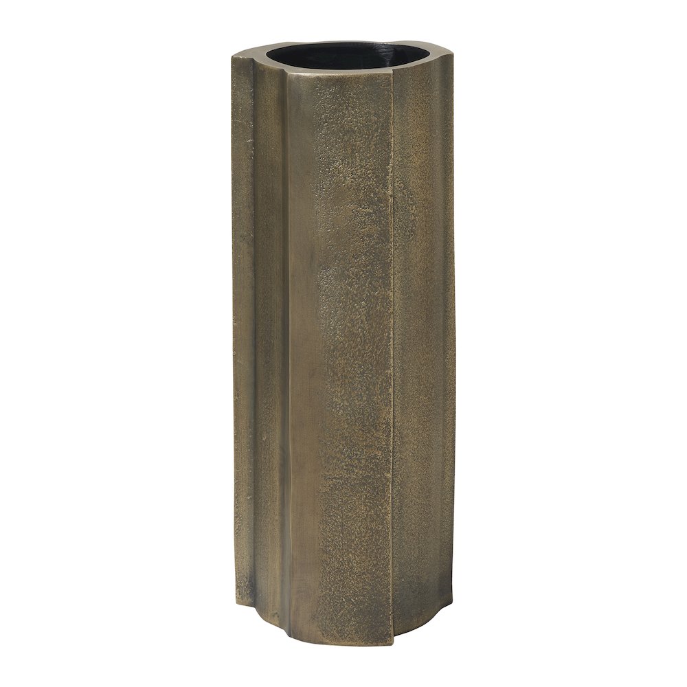 Interlude Indoor Vase, Yellow. Picture 4