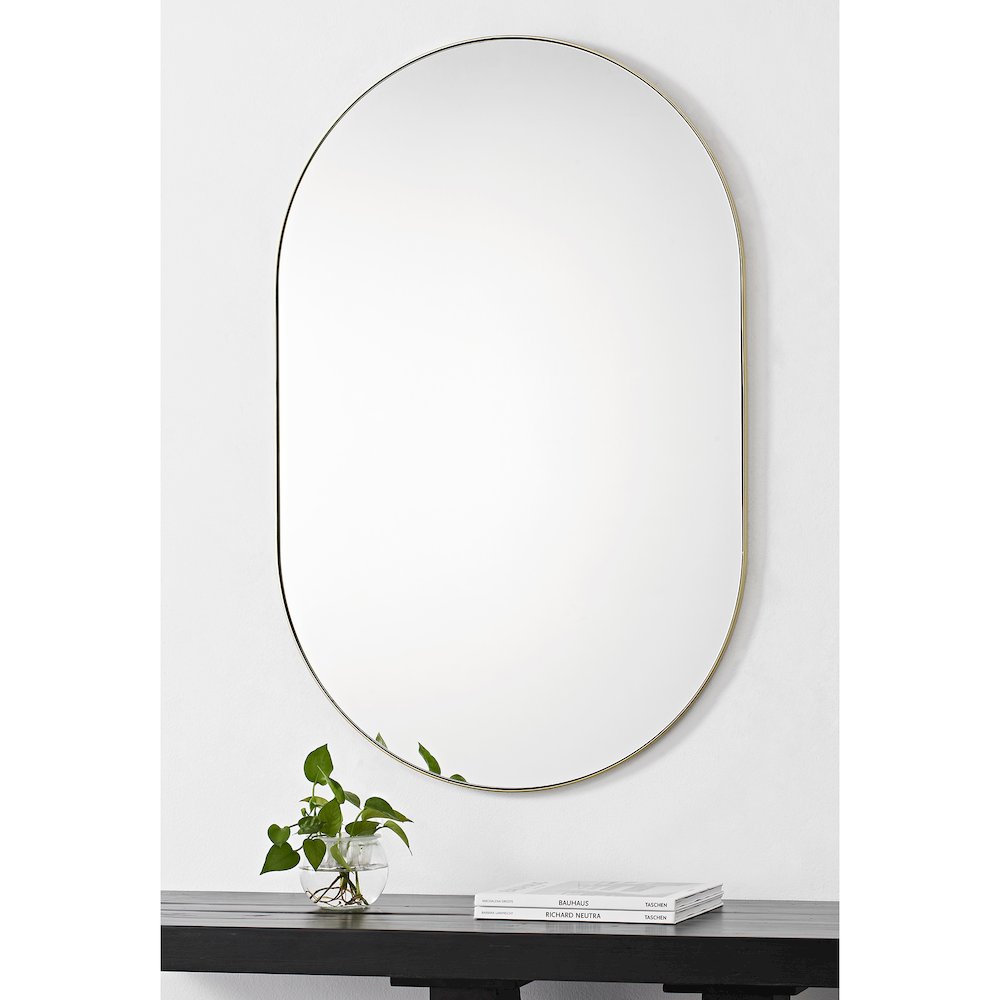 Beckah 40 x 26 Pill
Rectangular Framed Mirror. Picture 2