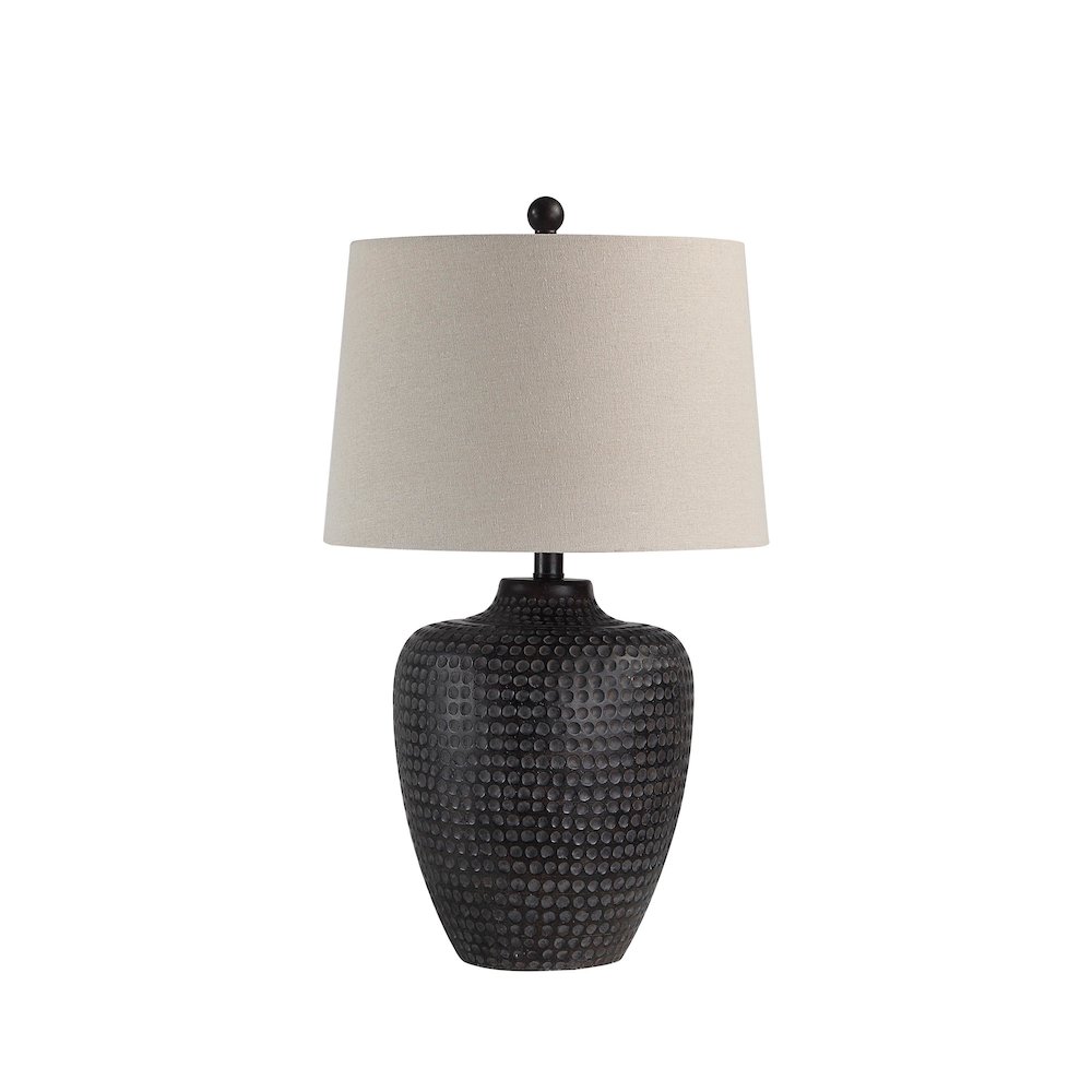 Agueda 25" Height Table Lamp, Brown. Picture 1