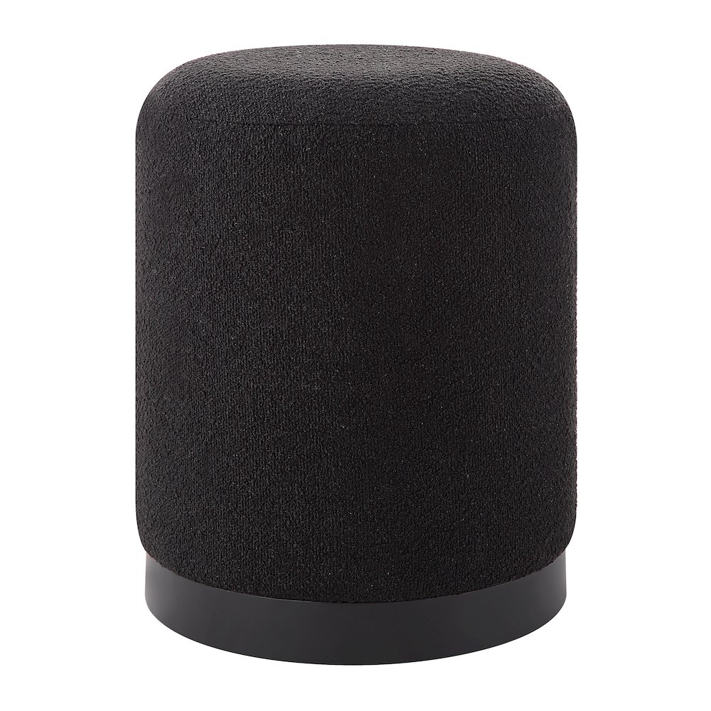 Castillo Ottoman In Black Color. Picture 1