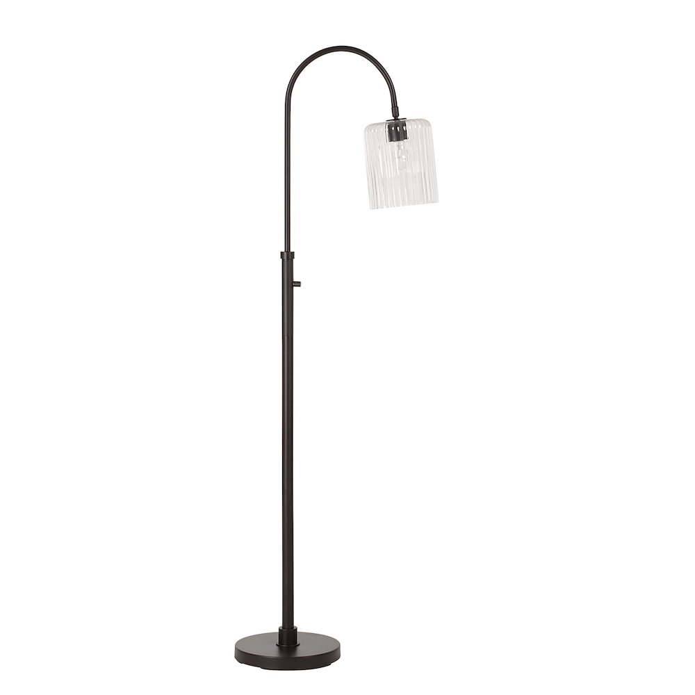 Danae 62.5" Height Floor Lamp, Black. Picture 1