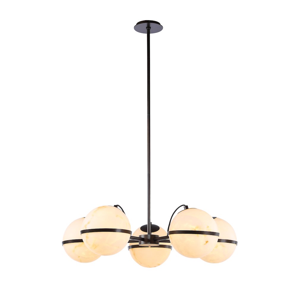 Roca 69.25" Height Ceiling Fixture, Dark Antique Bronze. Picture 6