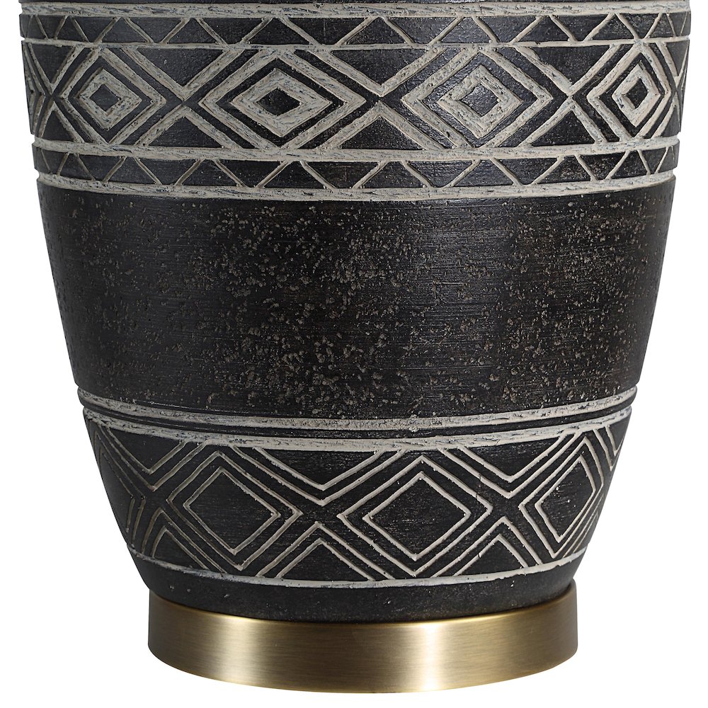 Ceniza 30.5" Height Table Lamp, Black. Picture 4