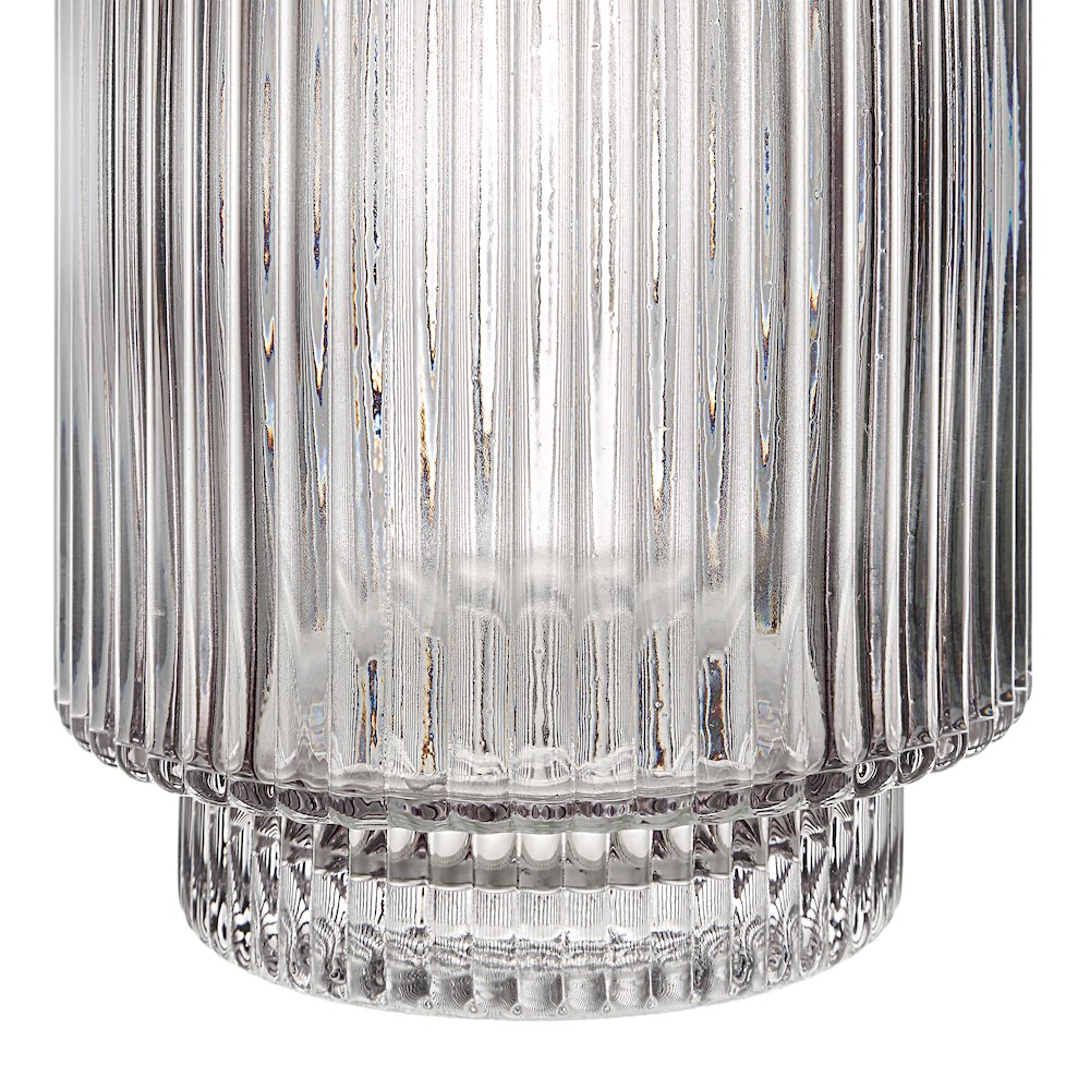 Amiens Glass Vase In Grey Color. Picture 4