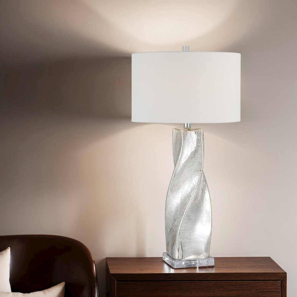 Lyons 31.5" Height Table Lamp, Grey. Picture 2