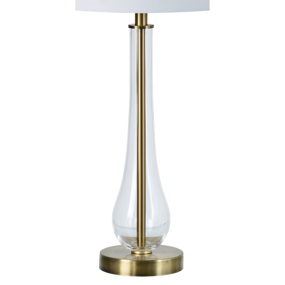 Nabi 26.5" Length Table Lamp- Set of two, Antique Brass. Picture 3