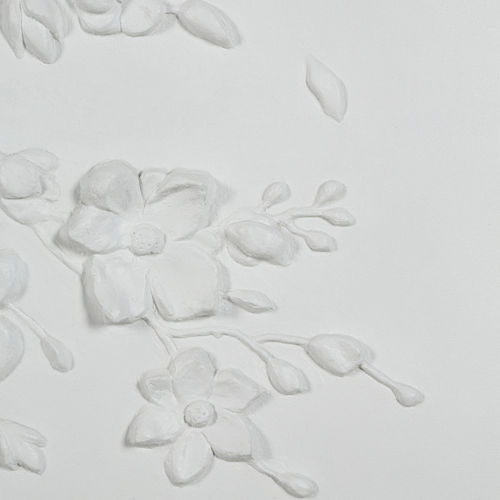 Beaudelaire 20" Wide Wall Decor, Matte White. Picture 11