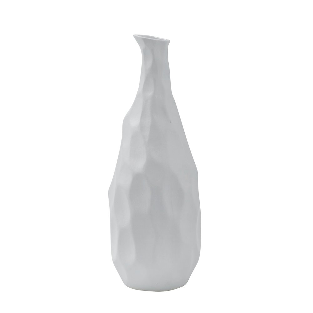 Blouin Vase In White Color. Picture 1