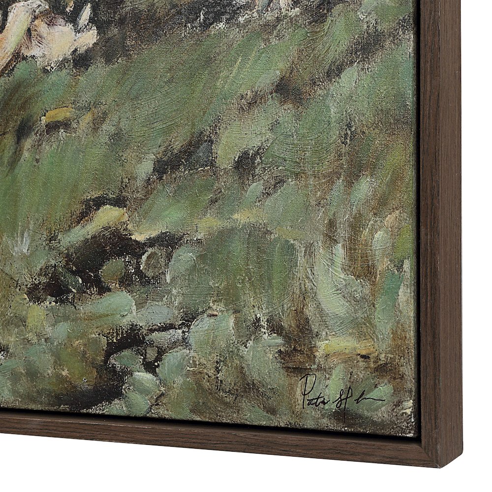Nature 40" H x 50" W Canvas Art, Green. Picture 6