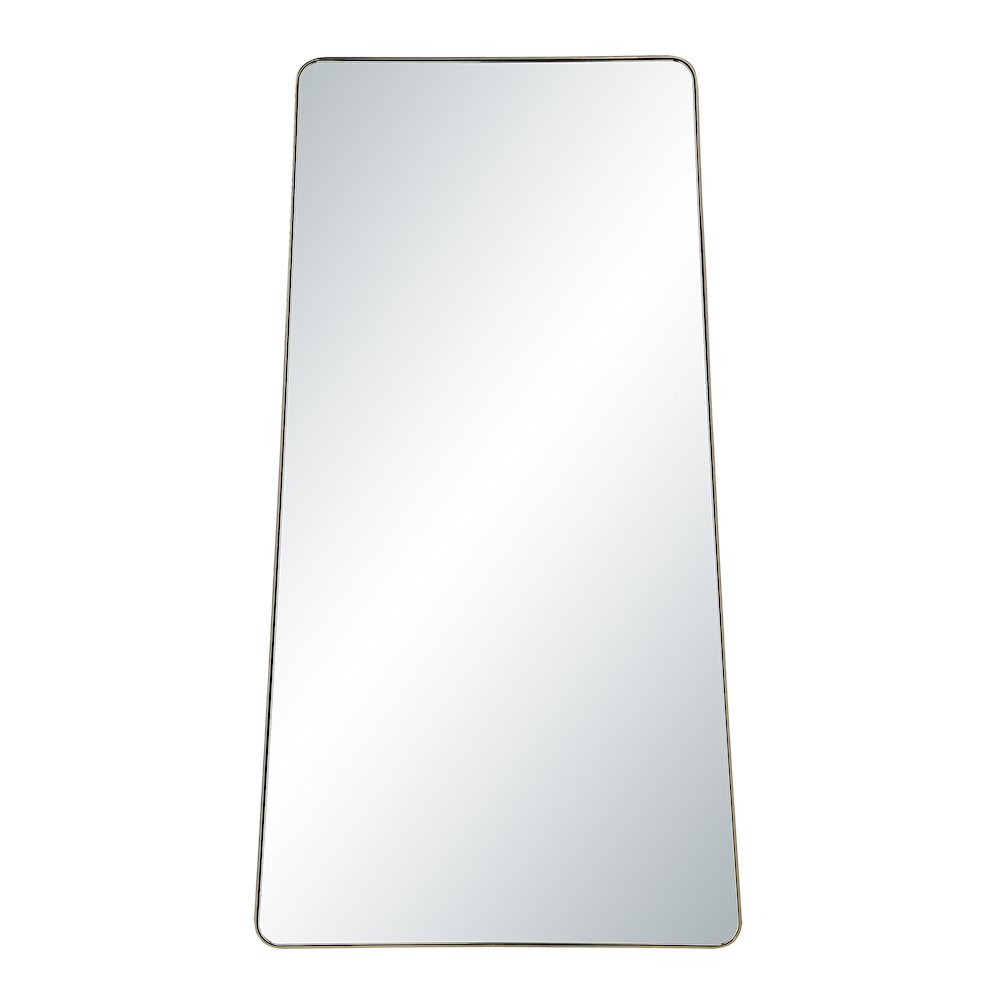 Miley 40" H x 22" W Wall Mirror, Yellow. Picture 1