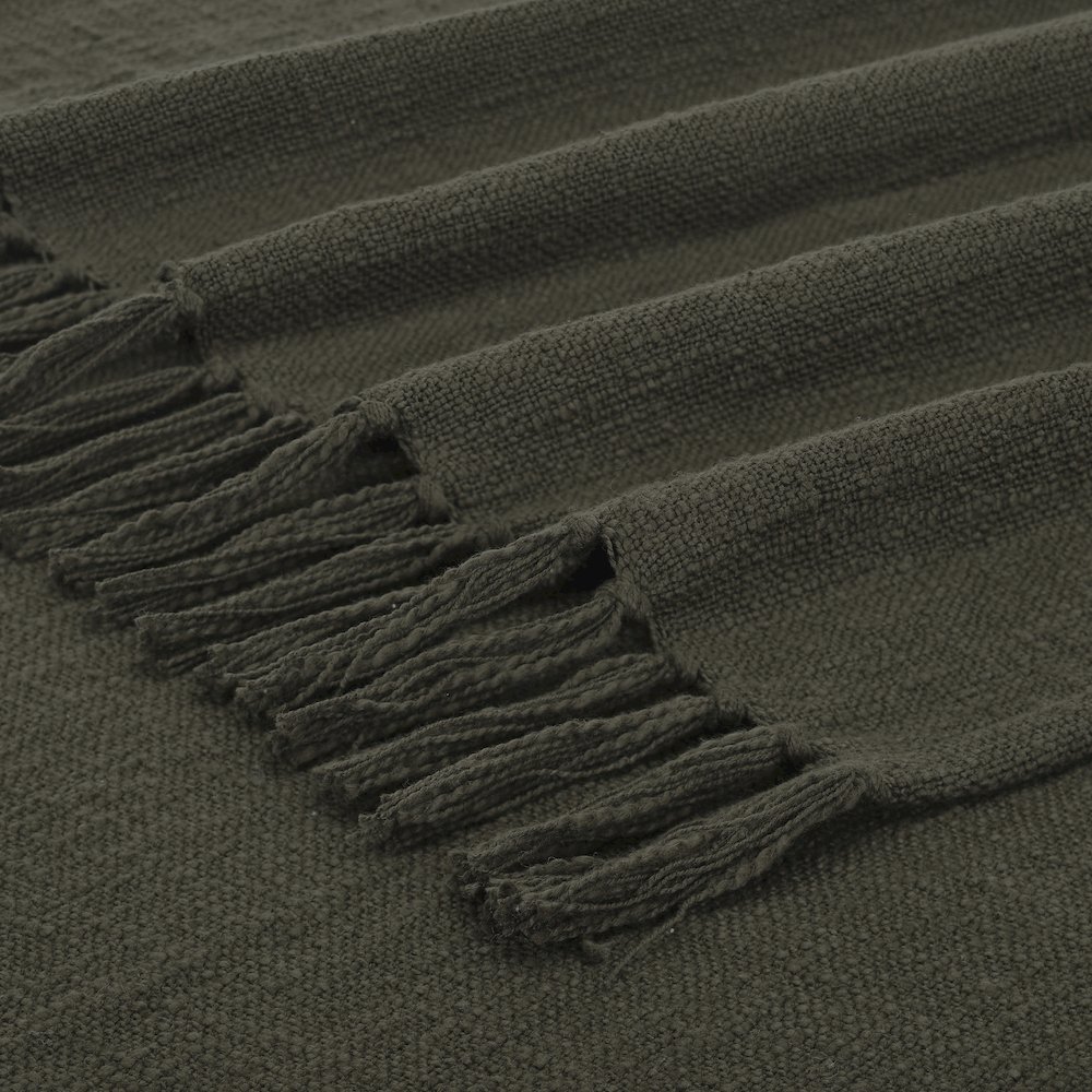 Chalamet 70X50 Throw, Olive. Picture 5