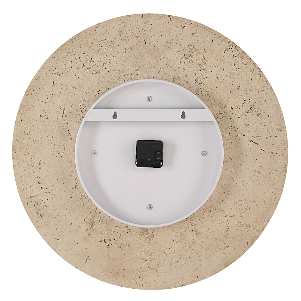 Fusion Wall Clock, Natural. Picture 4