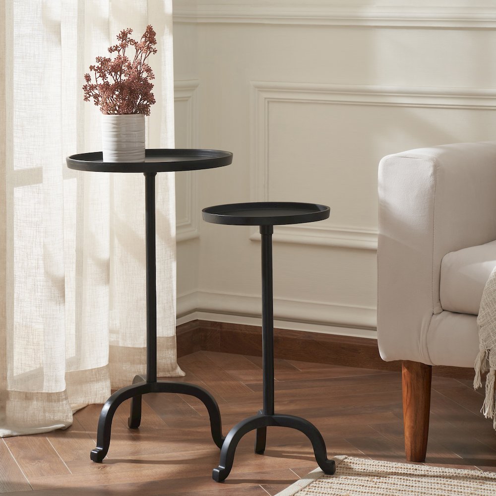 Myra 24/20" Height Table, Black. Picture 2