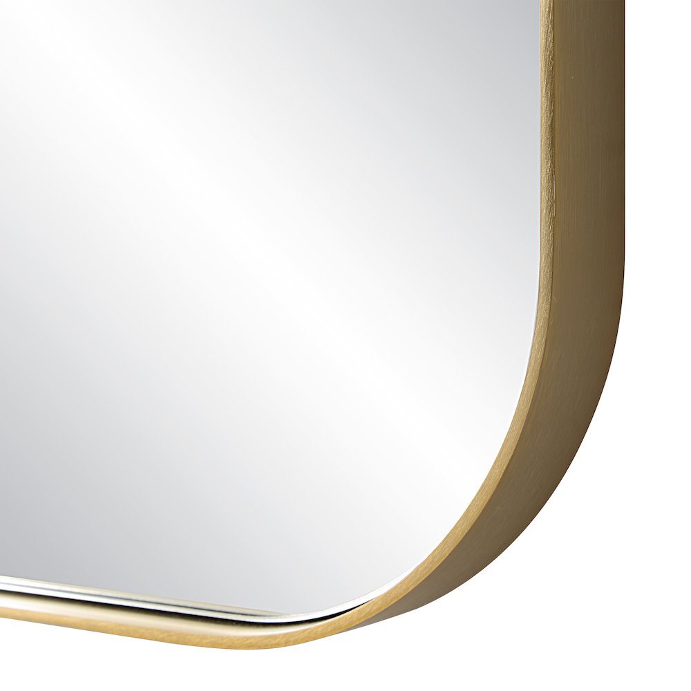 Vesey Wall Mirror In Yellow Color. Picture 5