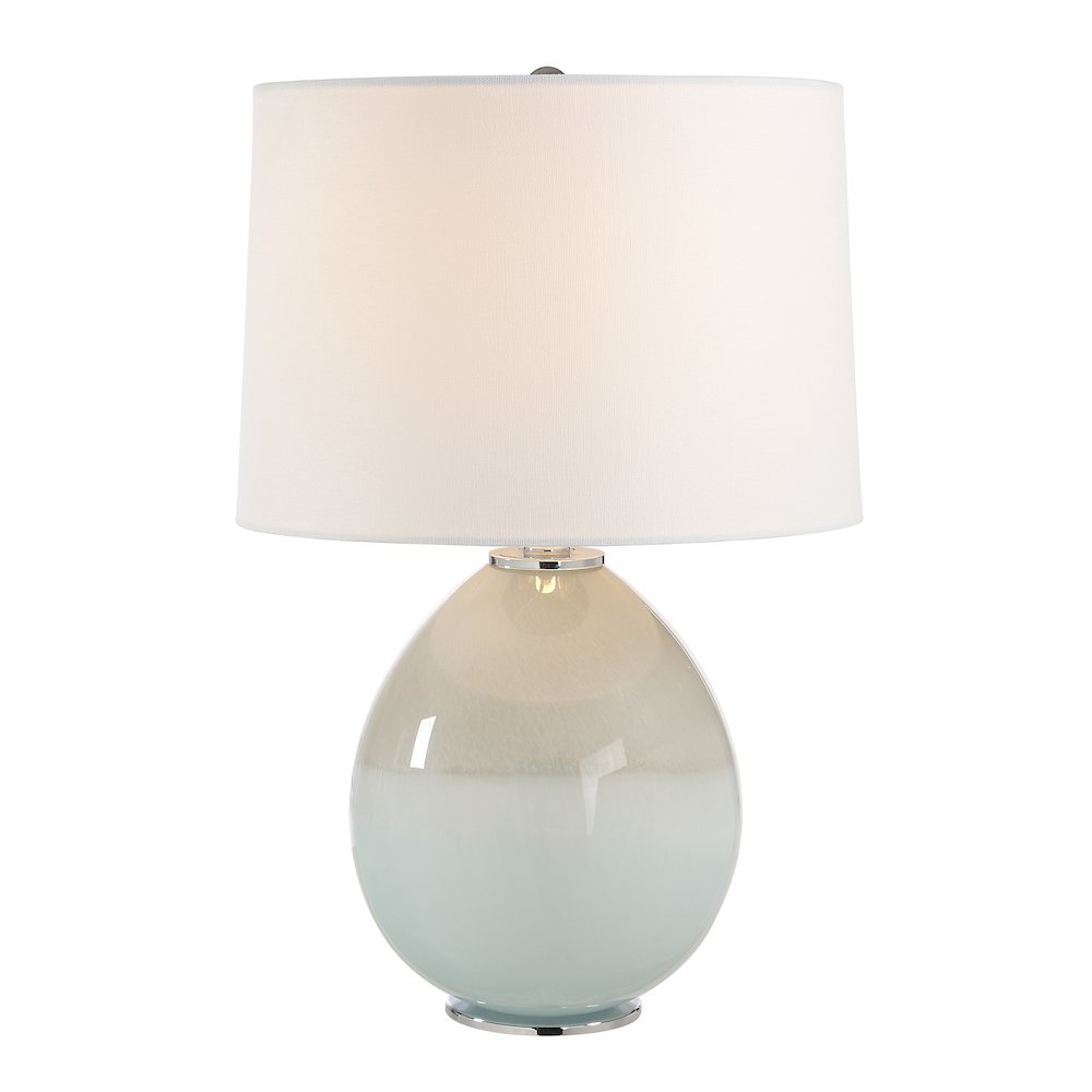 Calais 19.0" Height Table Lamps, Light Blue. Picture 4