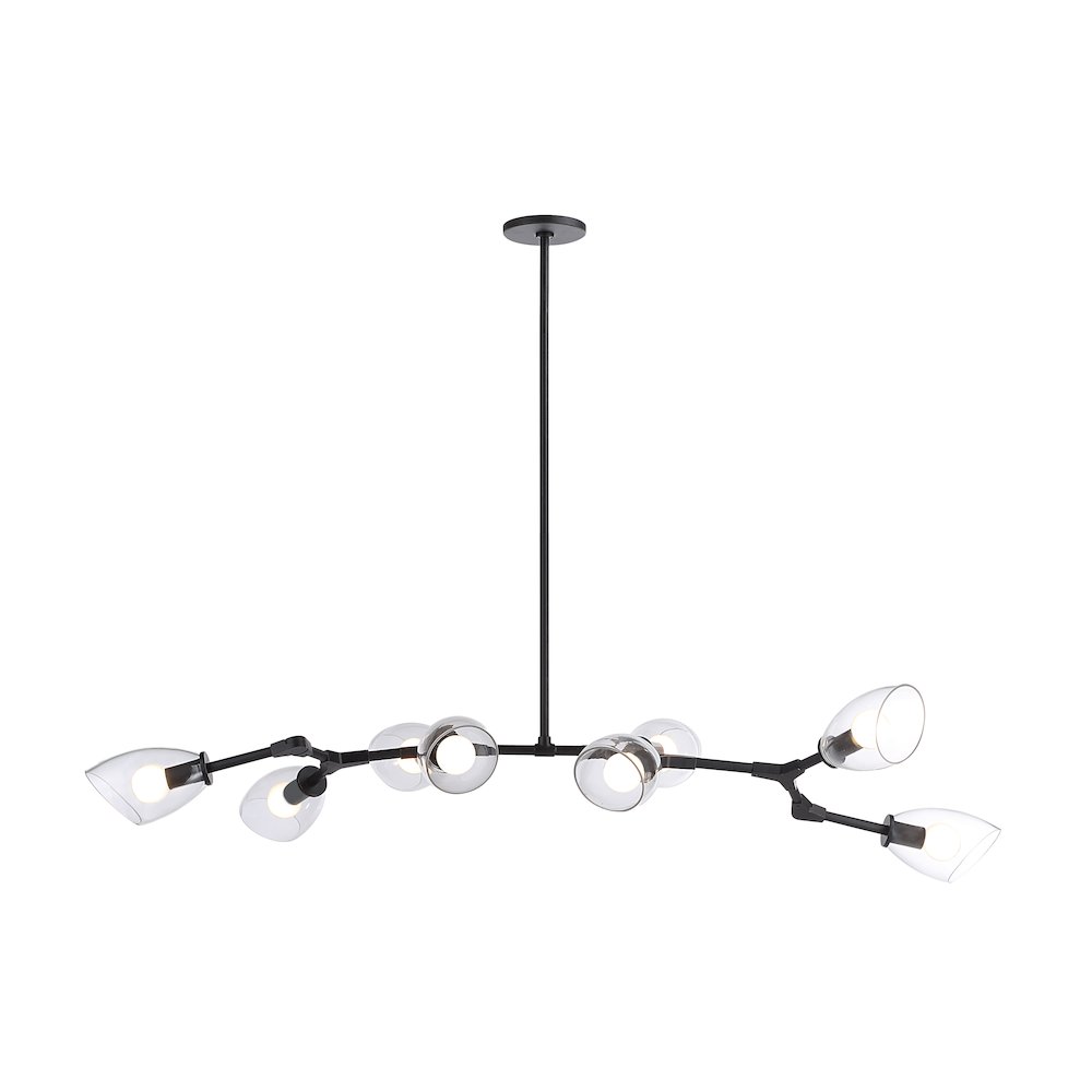 Camino Ceiling Fixture In Black Color. Picture 5