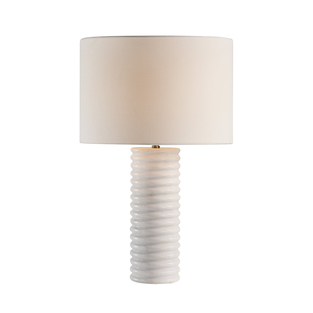 Alloro 24" Height Table Lamp, White. Picture 4