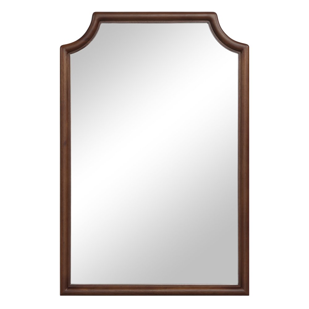 Sintra 36" H x 24" W Wall Mirror, Brown. Picture 1