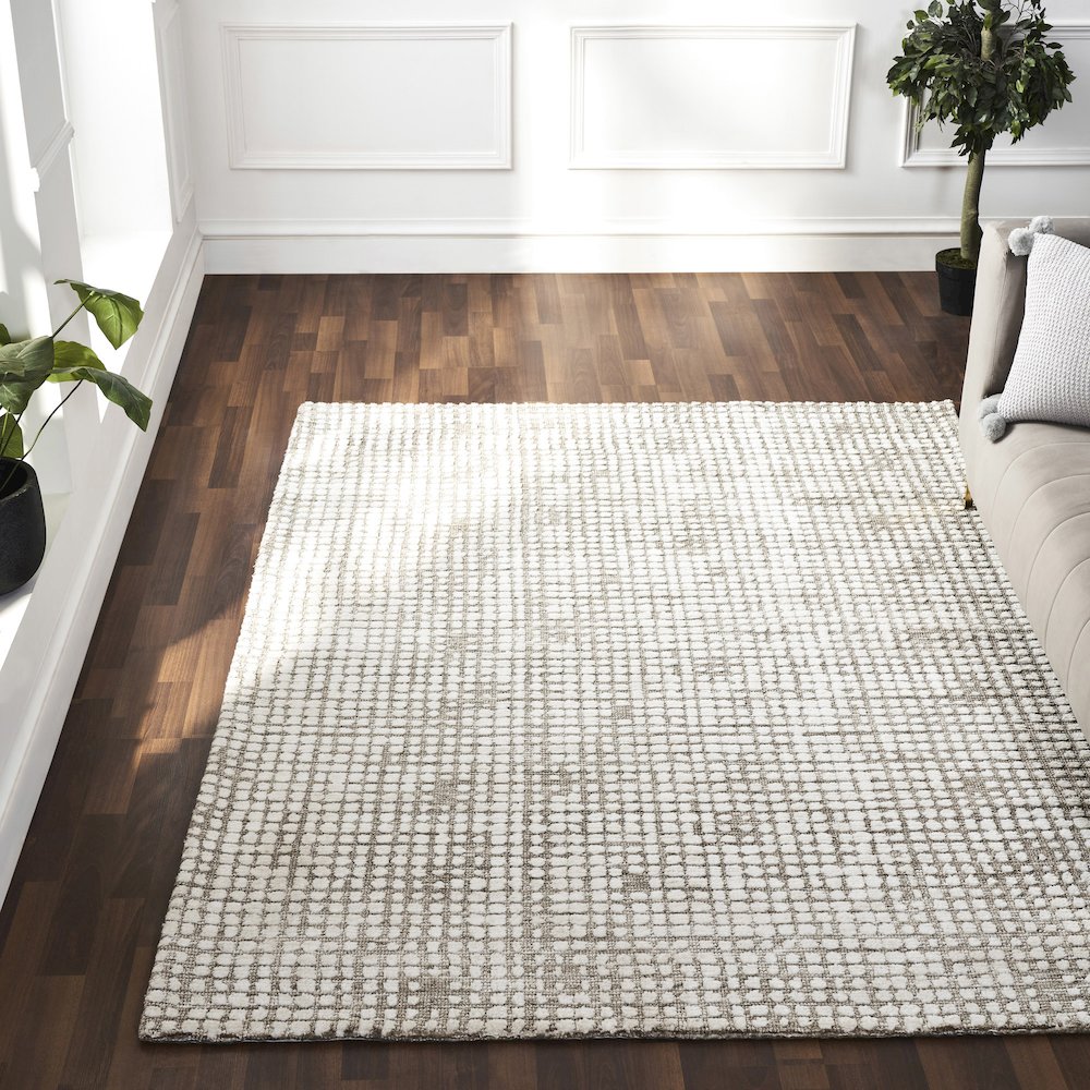 HAZEL Taupe/Ivory 1 x 013 Rug. Picture 2