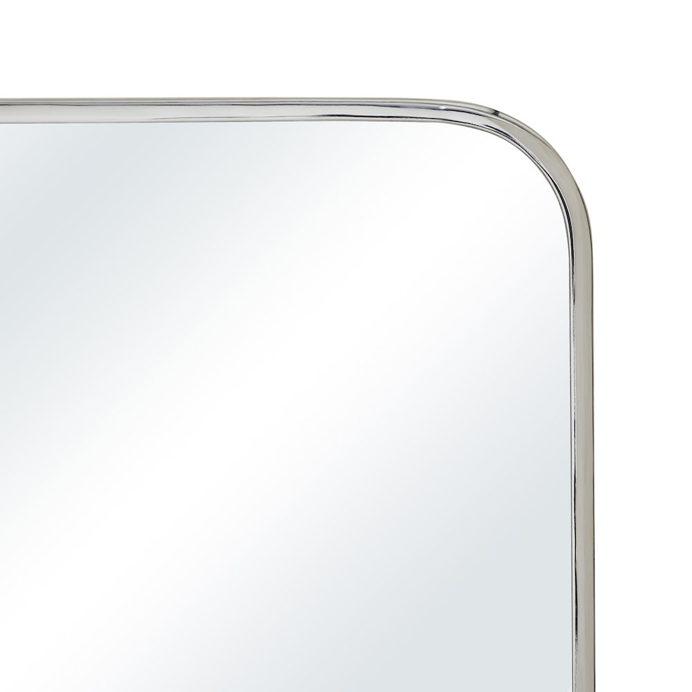 Jackline 36" H x 24" W Wall Mirror, Polished Nickel. Picture 3