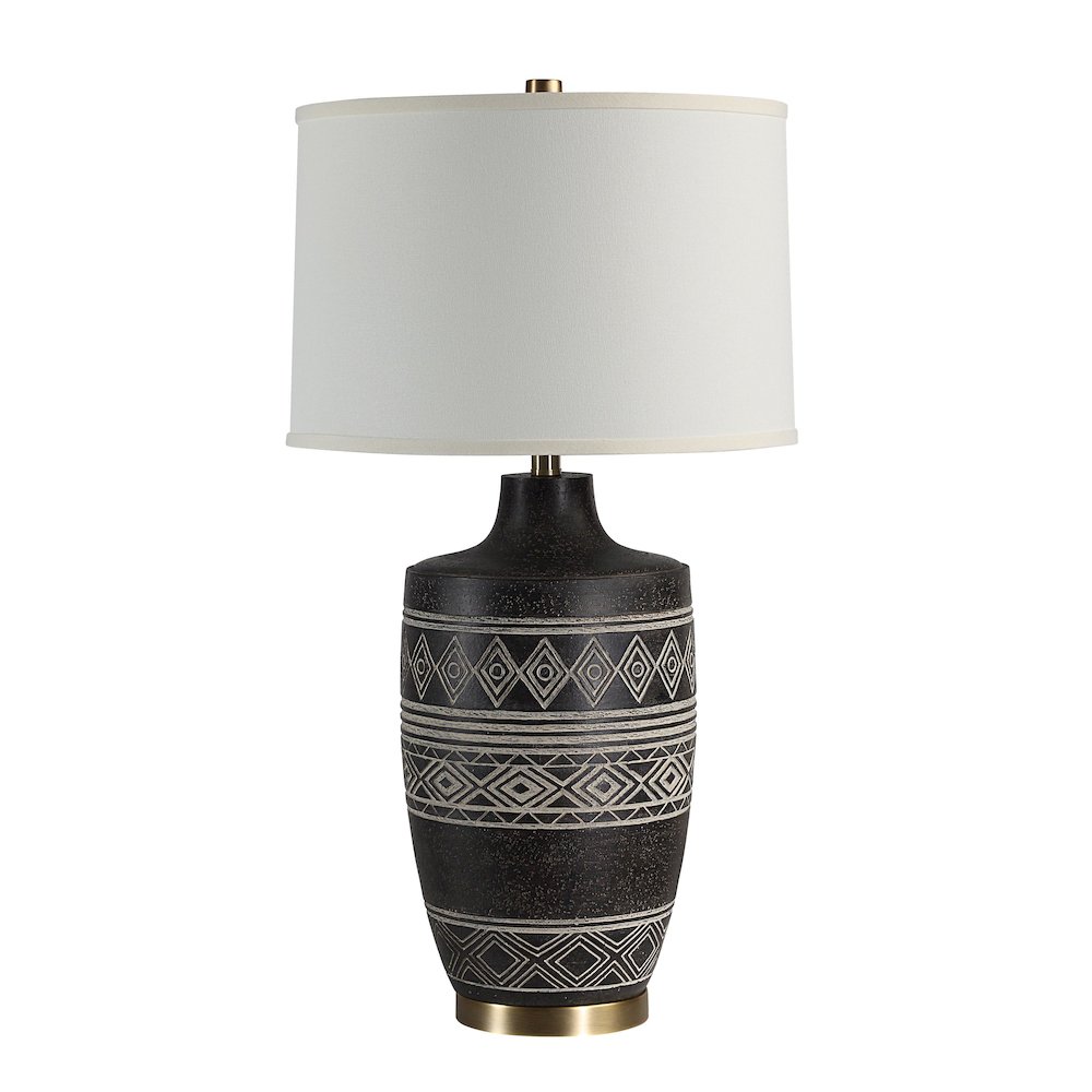 Ceniza 30.5" Height Table Lamp, Black. Picture 1