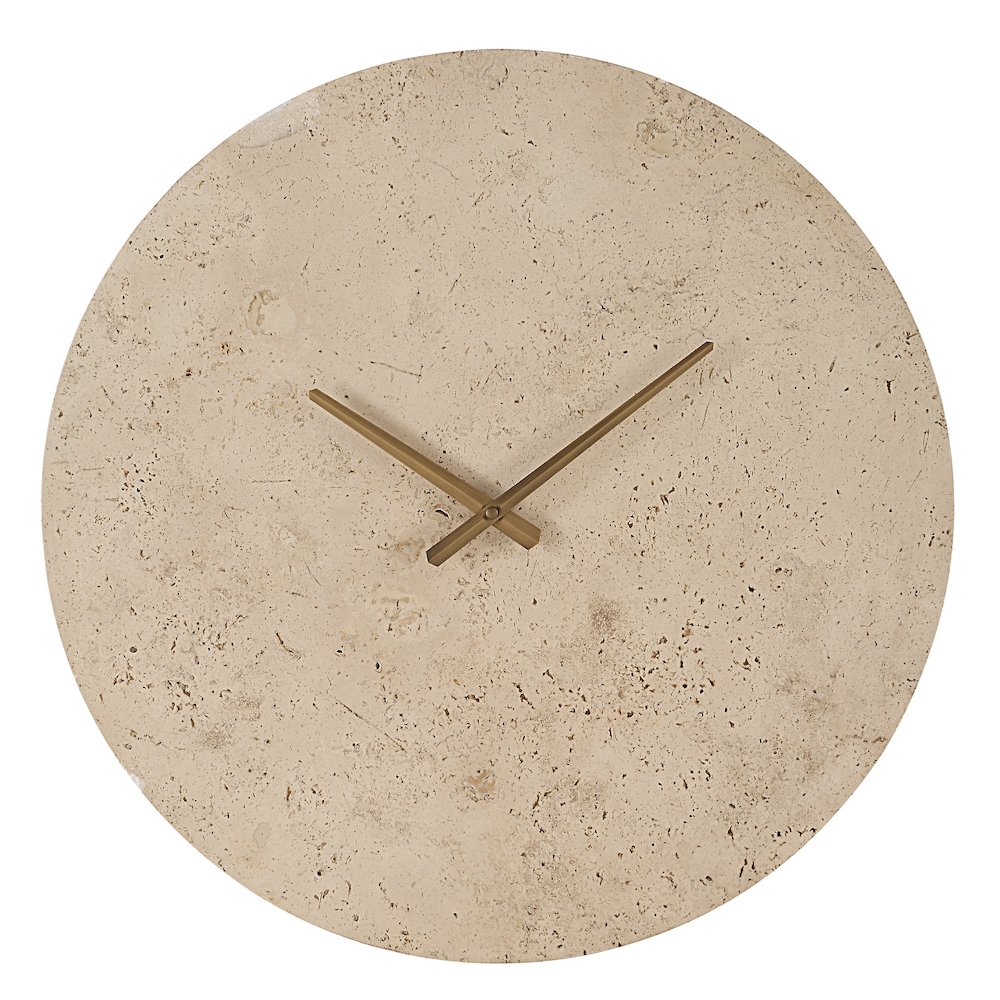 Fusion Wall Clock, Natural. Picture 1